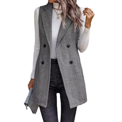 Aiertu fall outfit women Elegant Women's Vest Summer Fashion Suit Sleeveless Jacket aiertu