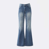 Aiertu y2k outfits American Retro Low Waist Hot Girl Flared Pants Slimming Jeans Women's Early Autumn Trousers Lengthened aiertu