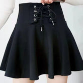 Aiertu guys in skirts Skirt Autumn Fashion A- line Skirt Slimming Short Skirt Anti-Exposure Pettiskirt High Waist Elastic Pleated aiertu