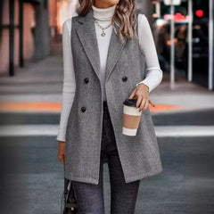 Aiertu fall outfit women Elegant Women's Vest Summer Fashion Suit Sleeveless Jacket aiertu