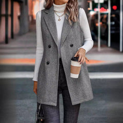 Aiertu fall outfit women Elegant Women's Vest Summer Fashion Suit Sleeveless Jacket aiertu