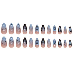 Aiertu business casual outfits Summer Ocean Nail Patch Refreshing Detachable Nail 3D Three-Dimensional Shell Wear Nail Pearl Nail Piece Flower aiertu