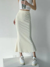 Aiertu fashion outfits Gentle Sheath Fishtail Skirt for Women Spring Ins Blogger High Waist Slim Mid-Length Skirt aiertu