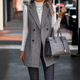 Aiertu fall outfit women Elegant Women's Vest Summer Fashion Suit Sleeveless Jacket aiertu