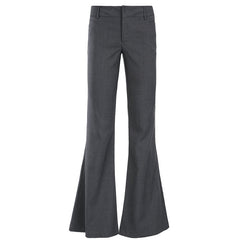 Aiertu joker costume female outfit American Retro Simple Elegant Pleated Low Waist Casual Pants Women's Slim-Fit Fashionable Woven Hip-Wrapped Trousers aiertu
