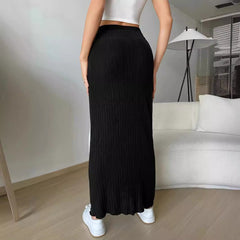 Aiertu fashion outfits Skirt Women's Hip High-Grade Elastic Waist Spring and Autumn French Style Women's Clothing aiertu