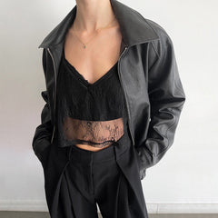 Aiertu y2k outfits Sexy Polyester Lace Sling V-neck Short Pullover Vest Summer Fashion Women aiertu