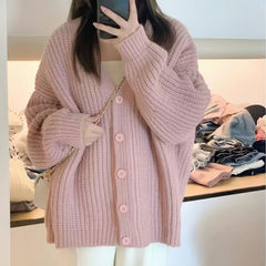 Aiertu fall outfits women Autumn and Winter Small Wear Creamy-white Lazy Style Sweater Wide Leg Pants High-Grade Three-Piece Suit aiertu