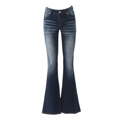 Aiertu y2k outfits American-Style Nostalgic Low Waist Comfortable Hot Girl Flared Pants Stretch Slim Slimming Jeans Women's Autumn Trousers Lengthened aiertu