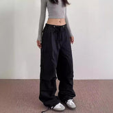 Aiertu leapord halloween outfit American Retro American Street Fashion Overalls Women's Fashion Ankle-Tied Casual Long Pants aiertu