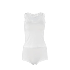 AIERTU - Spring/Summer New Lace Trim Vest Shorts Pajamas Fitted Comfortable Breathable Home Wear Aiertu