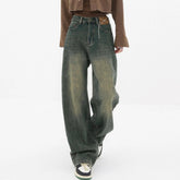 Aiertu Wide Leg Vintage Jeans Aiertu