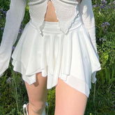 Aiertu - Pure Love Skirt Kawaii Academia Y2K Cottagecore Coquette Fairycore Dollette Princesscore Bottoms Aiertu