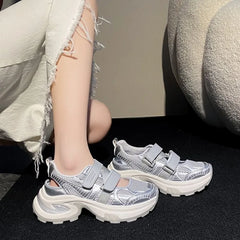 Aiertu Back to school Women's Sneakers 2024 trend summer New Ladies Casual Training Shoes for Woman platform sneakers mesh breathable jogging sandals Aiertu