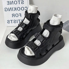 Aiertu Platform Sandals Fashion Women's Shoes Summer New Girls Sports Sexy Open Toe Beach Sandals Casual All-match Dress Shoes Aiertu