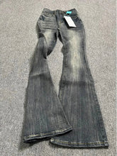 Aiertu Oversized Washed Denim Flare Pants Women Spring Summer High Waist Slim Black Grey Jeans American Style Vintage Long Pants Aiertu
