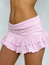 Aiertu Y2K Aesthetics Pleated Mini Skirts Women Fairycore Kawaii Ruffles Patchwork Solid Retro Skirts 2000s Coqutte Clothes Aiertu