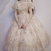 Aiertu - Lady Eletain Dress Kawaii Academia Y2K Cottagecore Coquette Fairycore Dollette Princesscore Aiertu