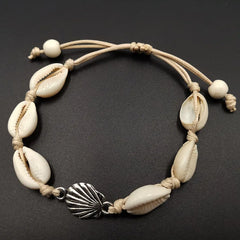 Aiertu Bohemian Natural Shell Conch Imitation Pearl Starfish Pendant Bracelet For Women Fashion Beach Bracelets Birthday Jewelry Gifts Aiertu