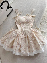 AIERTU - New Korean Style Sweet Kawaii Strap Dress Women Chic Design Y2k Slim Fashion Mini Dress Japanese Cute Casual High Street Outfits Aiertu