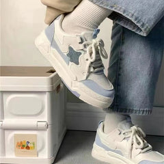 Aiertu Fashionable and Comfortable Casual Sports Shoes 2024 Spring and Autumn New Flat-soled Wear-resistant Thick-soled Women's Shoes Aiertu