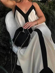 Aiertu Beach Style Holiday Vacation Slip Long Dress Women 2024 Summer Casual Sexy Backless Maxi Dresses Female Sundress Aiertu