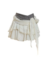 Aiertu Women White Pleated Skirt Vintage Y2k Short Summer Skirt Harajuku Korean Style Patchwork Casual Fashion Kawaii A-line Mini Skirt Aiertu