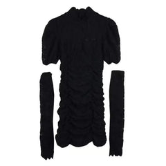 Aiertu Spring Lace Design Elegant Y2k Mini Dress Woman Party Sexy Bodycon Dress Casual Puffer Sleeve One Piece Dress Korea Fashion Aiertu