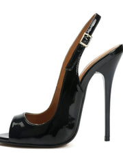 AIERTU - Summer New Women's Sexy Peep Toe High Heels Sandals Elegant Cut Out Thin Heels Large Size Party Ladies Dress Shoes Aiertu