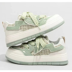 Aiertu Sneakers Casual Platform Sneakers Women Kawaii College Style Retro Vulcanized Shoes Women Korean Fashion Designer Aiertu