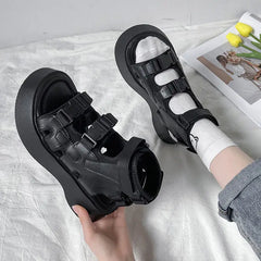 Aiertu Platform Sandals Fashion Women's Shoes Summer New Girls Sports Sexy Open Toe Beach Sandals Casual All-match Dress Shoes Aiertu