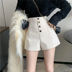 Aiertu Wide Black Short Pants for Woman To Wear White High Waist Women's Shorts Summer Cheap Hot Streetwear Aesthetic Normal XL Nylon aiertu