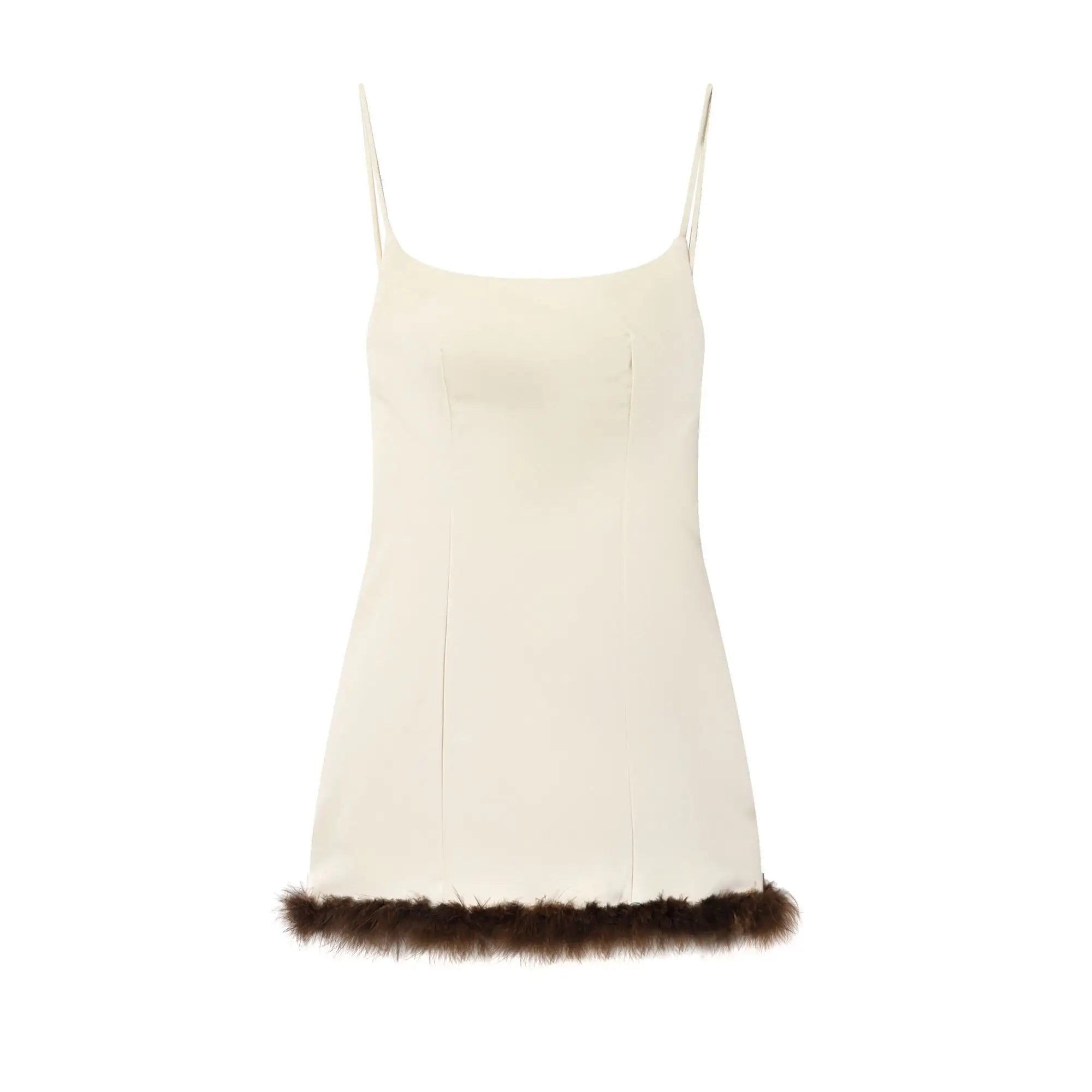 AIERTU - Summer New Temperament Fashion Women's Clothing Exquisite Feather Texture Noble Dress Aiertu