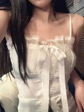 Aiertu Summer Pure Color Lace Camis Blouse Women Casual Party Elegant Sexy Crop Tops Slim Korean Style Fashion Designer Chic Vest Aiertu