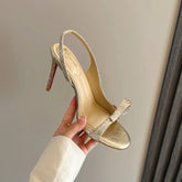 AIERTU - New Women's Sandals Exquisite Bling High Heeled Sandals for Woman Fashion Model Casual Shoes Designer Shoes Sandalias De Mujer Aiertu