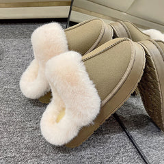 2024 Women's New Boots Women Plus Velvet Warm Short Tube Women's Boots Korean Casual Snow Boots Students Wild Cotton Shoes Aiertu