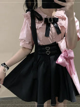 Aiertu Japanese Lolita High Waist Mini Suspender Skirt Y2k Aesthetic Sweet Women Solid Streetwear Gothic Jk Saia Feminina Harajuku Jupe Aiertu