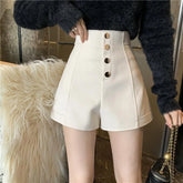 Aiertu Wide Black Short Pants for Woman To Wear White High Waist Women's Shorts Summer Cheap Hot Streetwear Aesthetic Normal XL Nylon aiertu