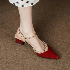 Aiertu High Quality Summer Ladies Shoes Classic Rivet Design Women's Slingback Sandals Casual Fashion Girls Dating Shoes Zapatos Aiertu