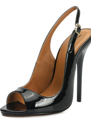 AIERTU - Summer New Women's Sexy Peep Toe High Heels Sandals Elegant Cut Out Thin Heels Large Size Party Ladies Dress Shoes Aiertu