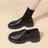 Aiertu New Japanese Style College Student Shoes Cosplay Lolita Shoes for Women/Girl Fashion Black/Coffee Uniform Platform Shoes 2024 Aiertu