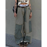 Aiertu Women's Blue Y2k Jeans Baggy Harajuku Trashy Aesthetic Denim Trousers Oversize Jean Pants Vintage Japanese 2000s Style Clothes Aiertu