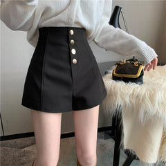 Aiertu Wide Black Short Pants for Woman To Wear White High Waist Women's Shorts Summer Cheap Hot Streetwear Aesthetic Normal XL Nylon aiertu