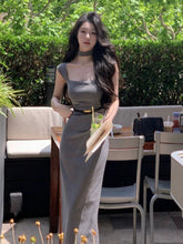 Aiertu French Vintage Elegant Pure Color Midi Dress Women Casual Even Party Slim Dress Office Lady One Piece Dress Korea Fashion Summer Aiertu