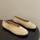 AIERTU - Retro Women's Mary Jane Shoes Exquisite Suede Casual Shoes for Woman Comfort Shallow Flat Shoe Designer Shoes Zapatos De Mujer Aiertu