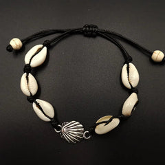 Aiertu Bohemian Natural Shell Conch Imitation Pearl Starfish Pendant Bracelet For Women Fashion Beach Bracelets Birthday Jewelry Gifts Aiertu