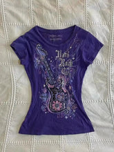 AIERTU - Y2K summer retro floral print women short-sleeved ins round neck casual street clothing T-shirt basic ladies top Aiertu