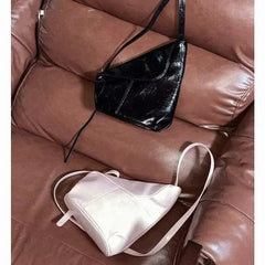 AIERTU - Spring New Niche Design Oil Wax Leather Practical Single Shoulder Crossbody Bag Aiertu