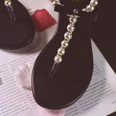 AIERTU - New Womens Shoes French Romantic High Heeled Sandals for Woman Fashion Imitation Pearl Casual Shoes Designer Shoes Zapatos Mujer Aiertu