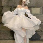 Aiertu - Bride of the Masquerade Dress Kawaii Academia Y2K Cottagecore Coquette Fairycore Dollette Princesscore Aiertu
